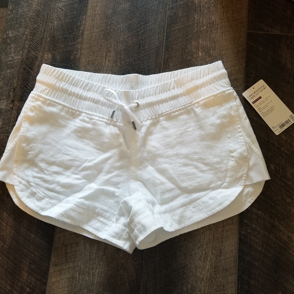 Athleta Cabo Linen shorts